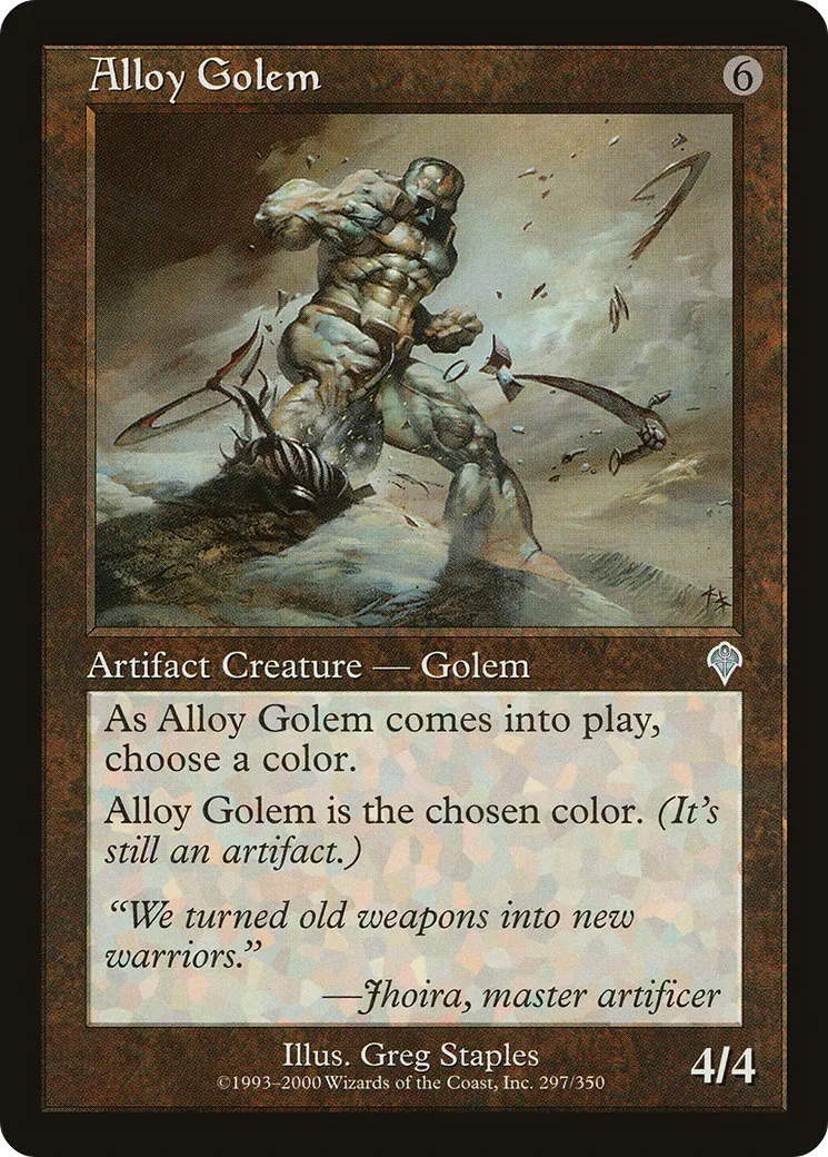 Golem d'alliage — Invasion — Magic: The Gathering