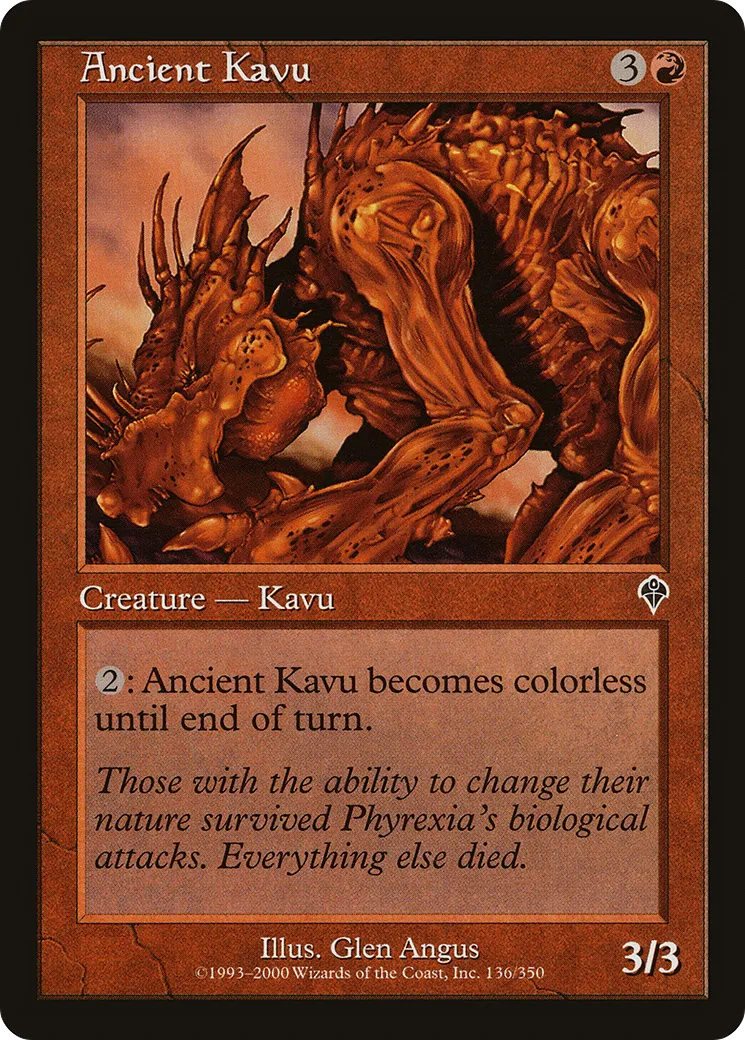 Ancient Kavu — Invasion — Magic: The Gathering