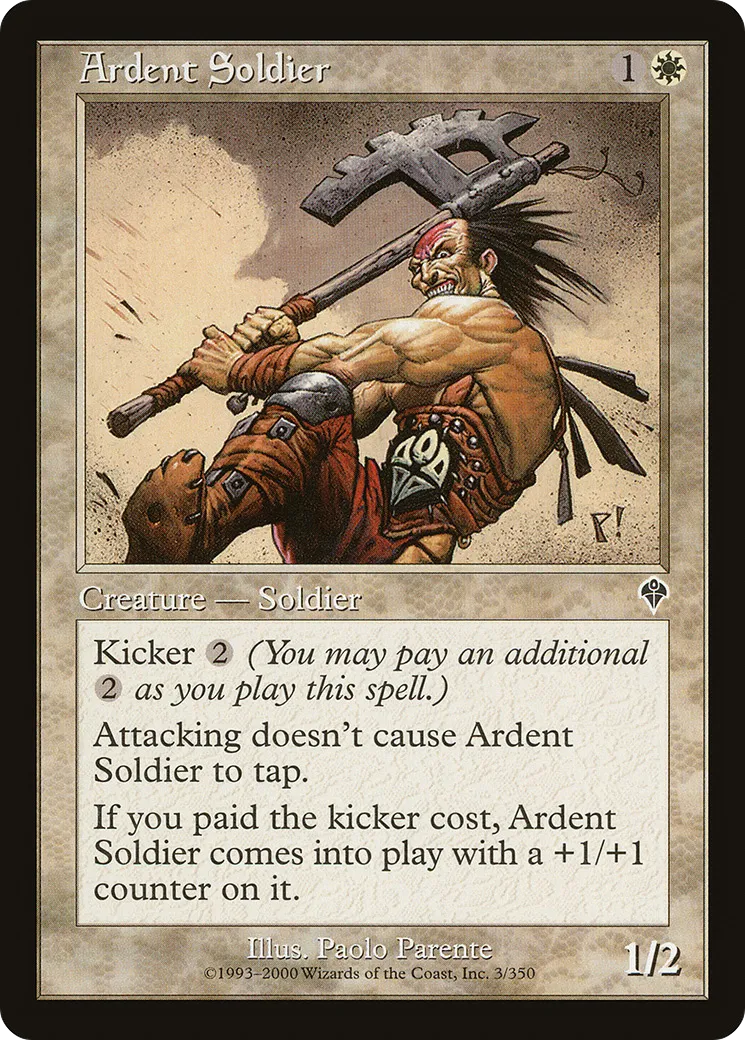 Soldat ardent — Invasion — Magic: The Gathering
