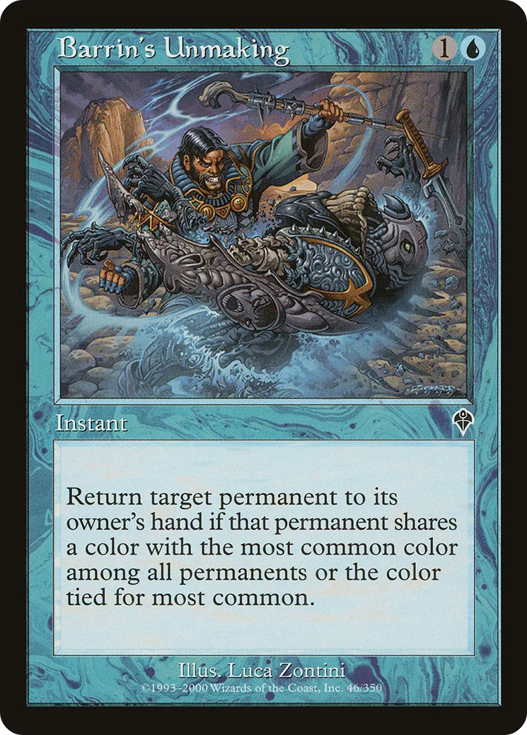 Barrin's Unmaking — Invasion — Magic: The Gathering