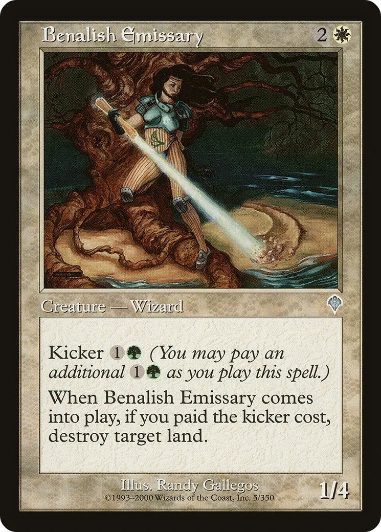 Benalish Emissary — Invasion — Magic: The Gathering