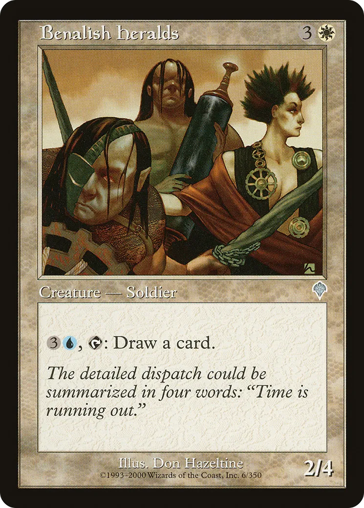 Hérauts bénalians — Invasion — Magic: The Gathering