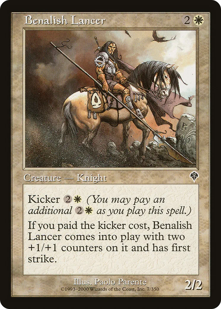 Benalish Lancer — Invasion — Magic: The Gathering