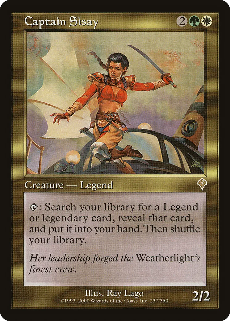Captain Sisay from Invasion - Magic: The Gathering