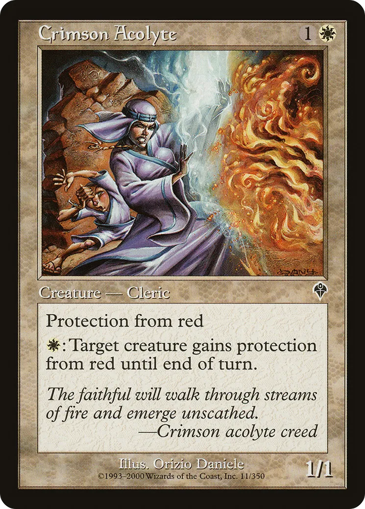 Acolyte pourpre — Invasion — Magic: The Gathering