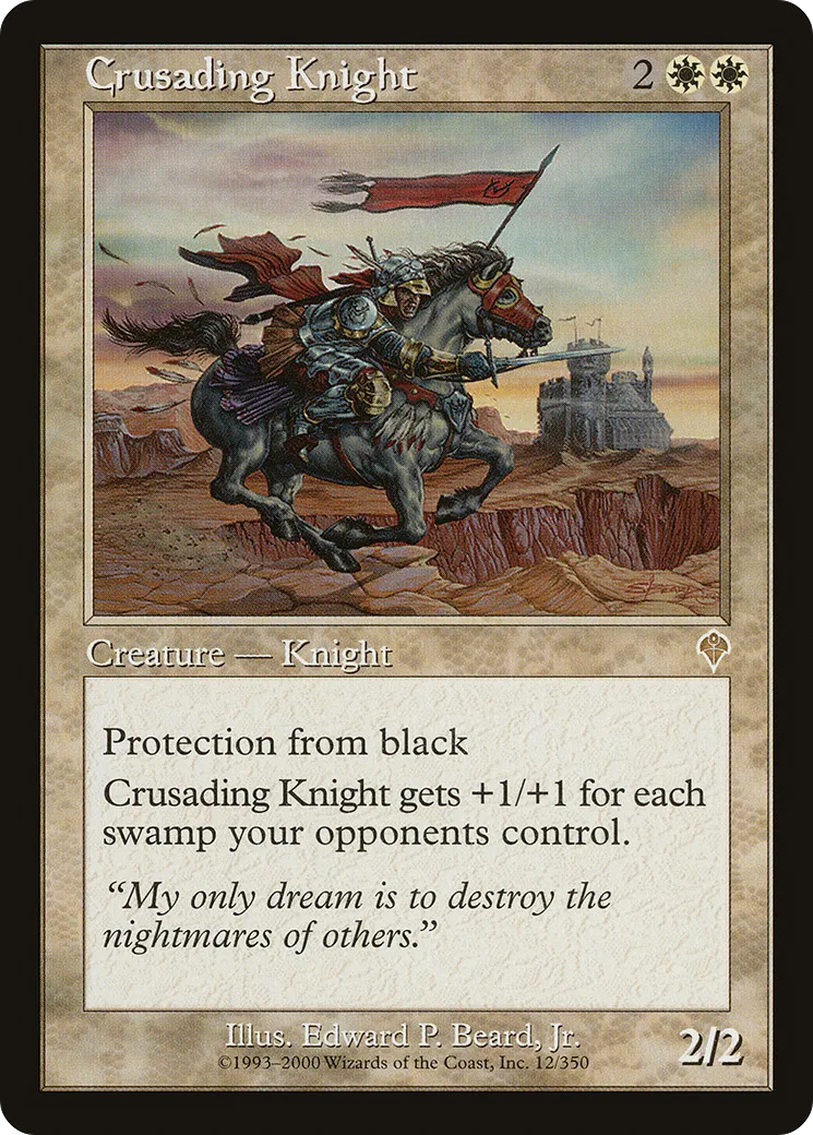 Chevalier en croisade — Invasion — Magic: The Gathering