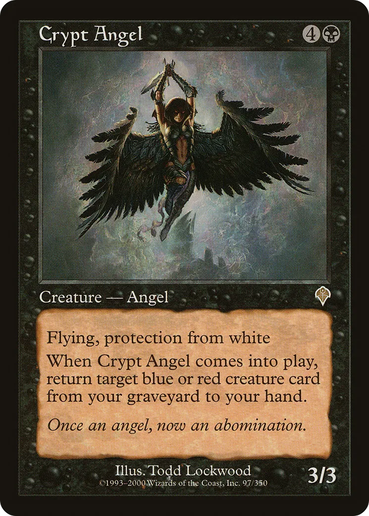 Crypt Angel — Invasion — Magic: The Gathering