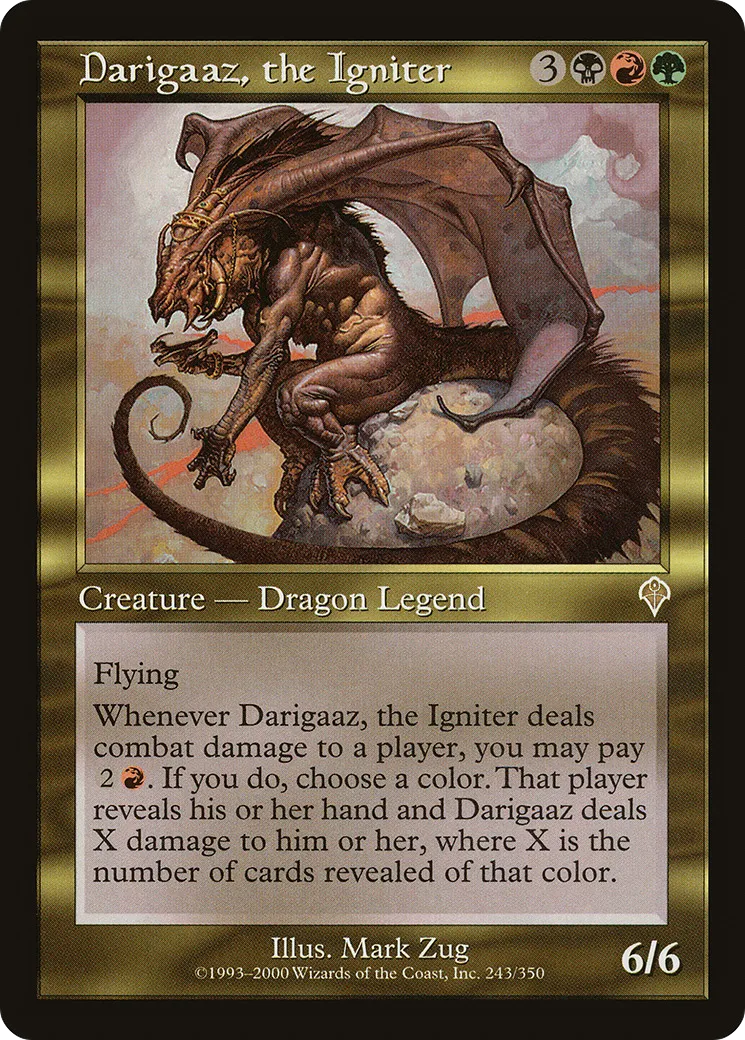 Darigaaz l'embraseur — Invasion — Magic: The Gathering