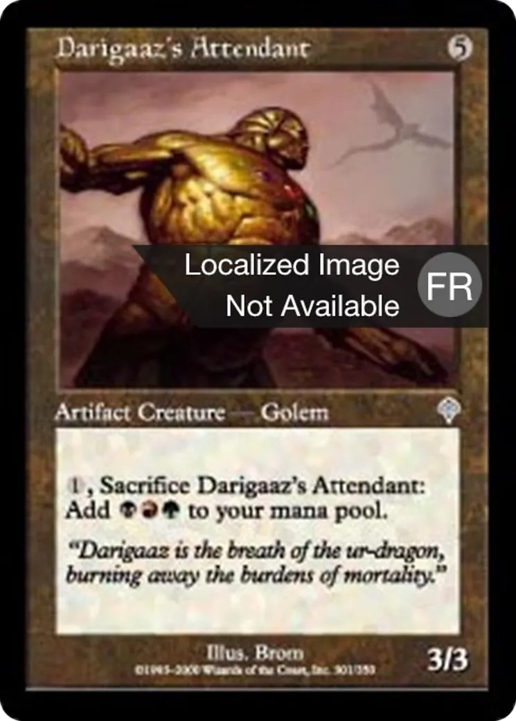 Serviteur de Darigaaz — Invasion — Magic: The Gathering