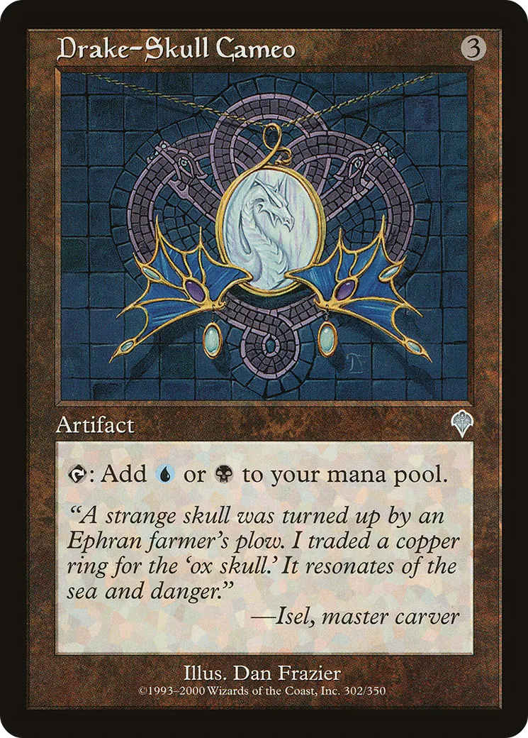 Drake-Skull Cameo — Invasion — Magic: The Gathering