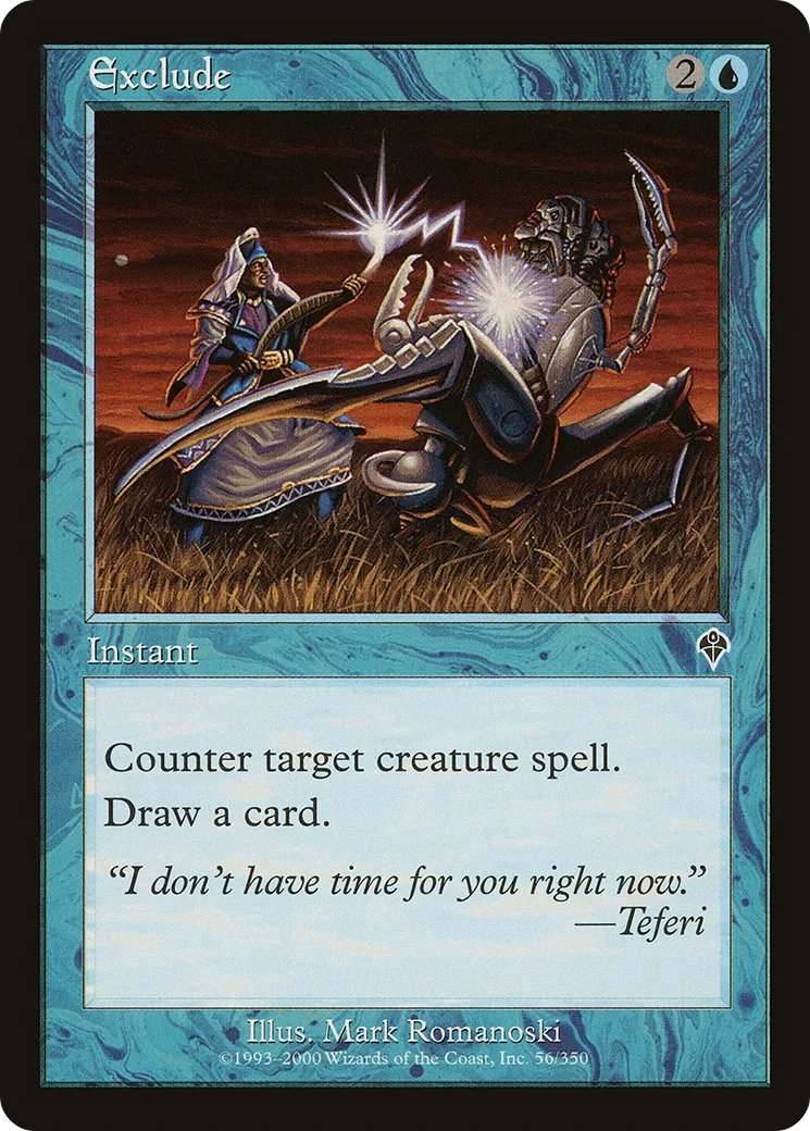 Exclude — Invasion — Magic: The Gathering