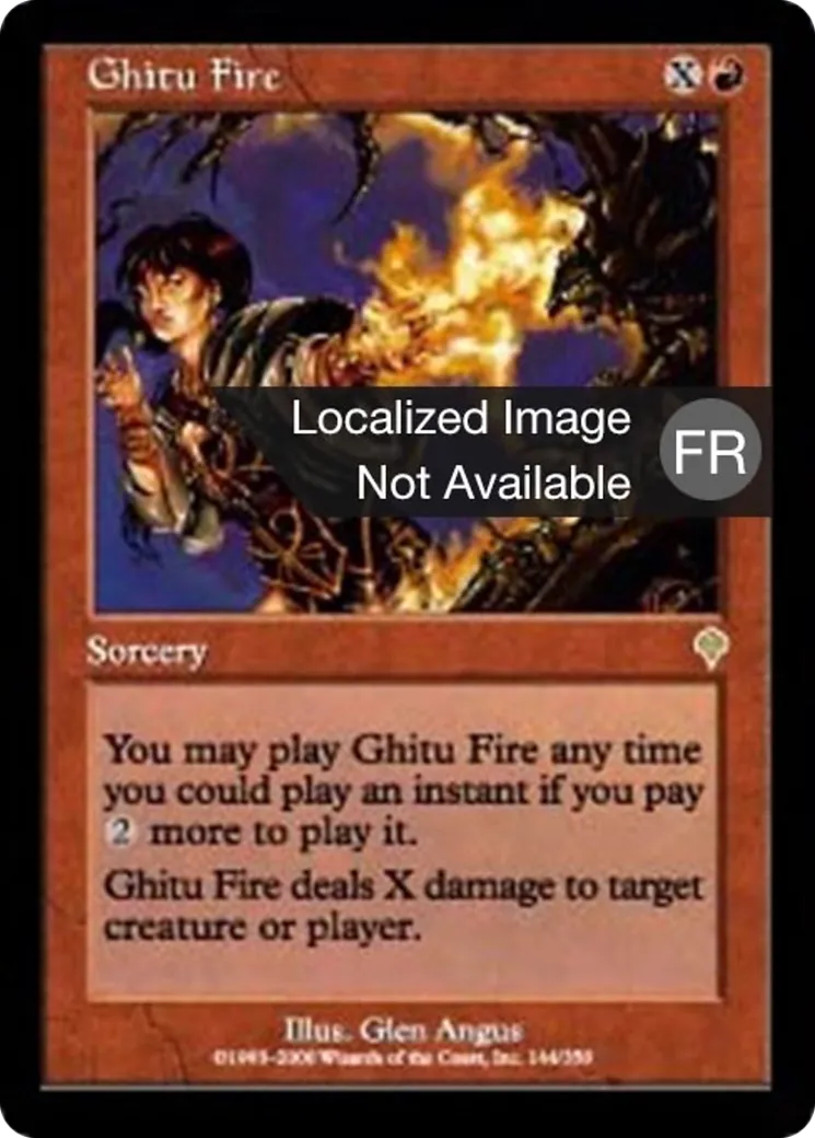 Feu guitûk from Invasion - Magic: The Gathering