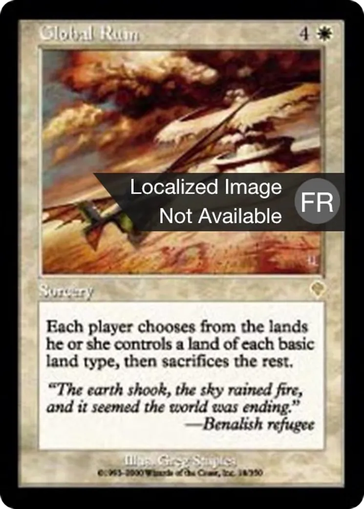 Destruction globale — Invasion — Magic: The Gathering