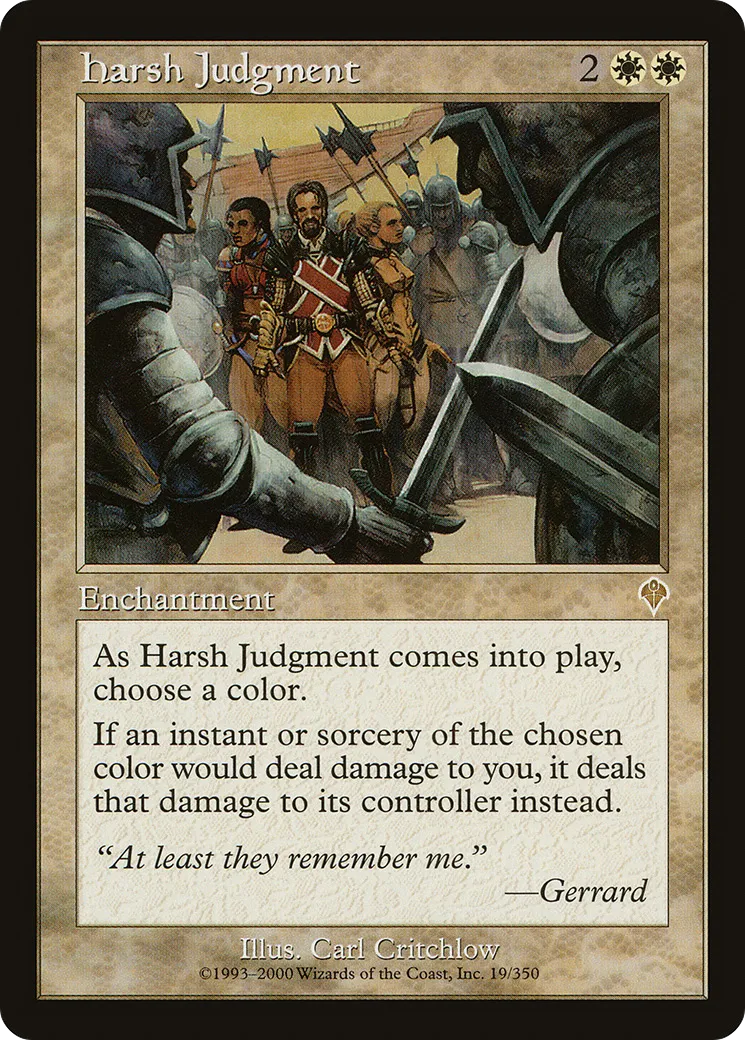 Jugement cruel — Invasion — Magic: The Gathering