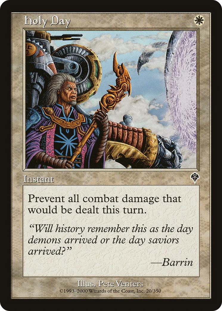 Holy Day — Invasion — Magic: The Gathering