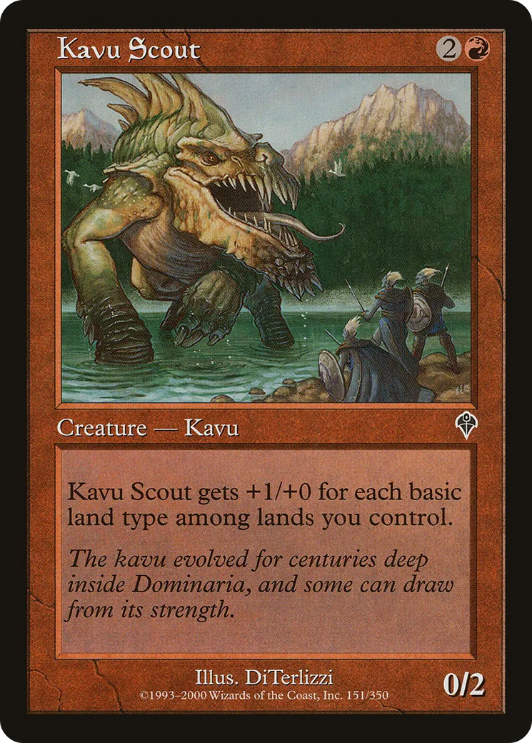 Éclaireur kavru — Invasion — Magic: The Gathering