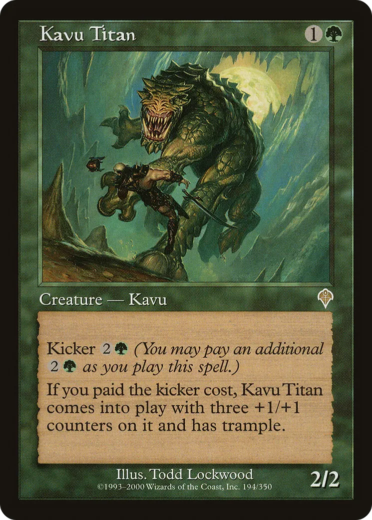 Kavu Titan — Invasion — Magic: The Gathering