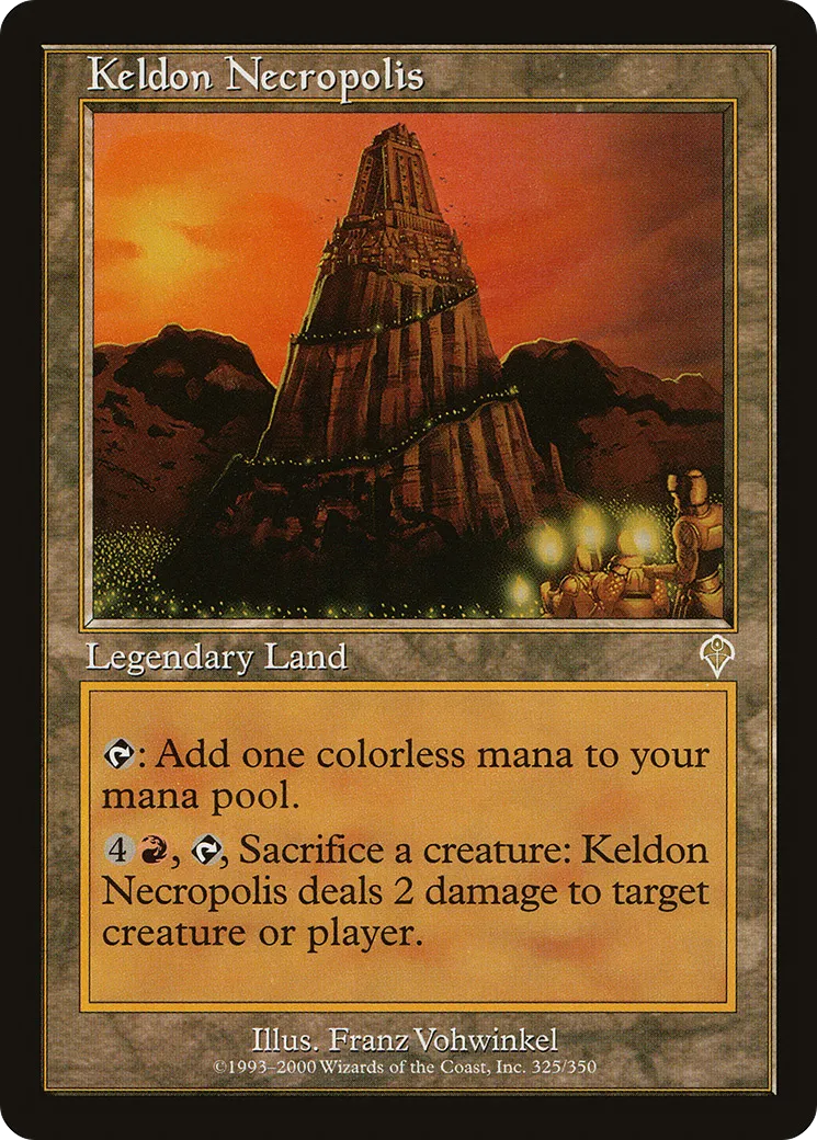 Keldon Necropolis from Invasion - Magic: The Gathering