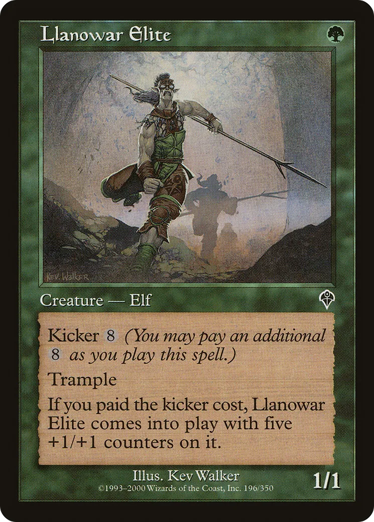 Élite de Llanowar — Invasion — Magic: The Gathering