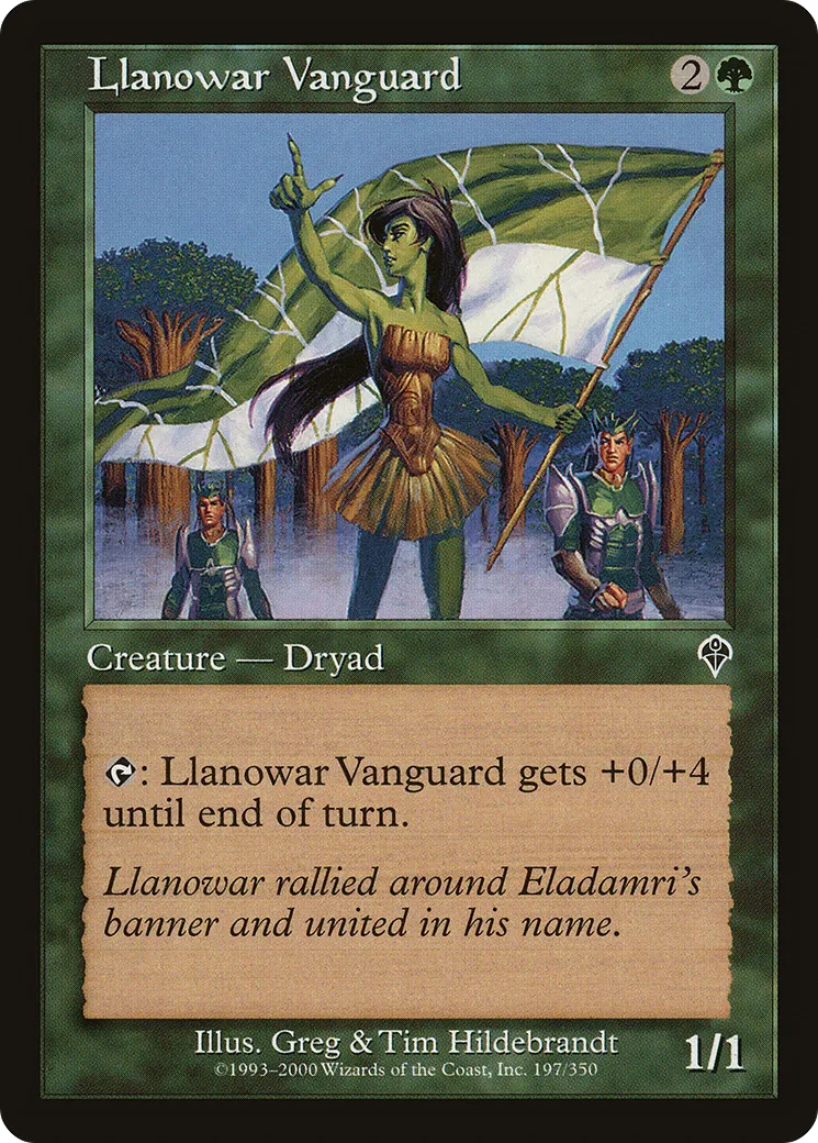 Avant-garde de Llanowar — Invasion — Magic: The Gathering