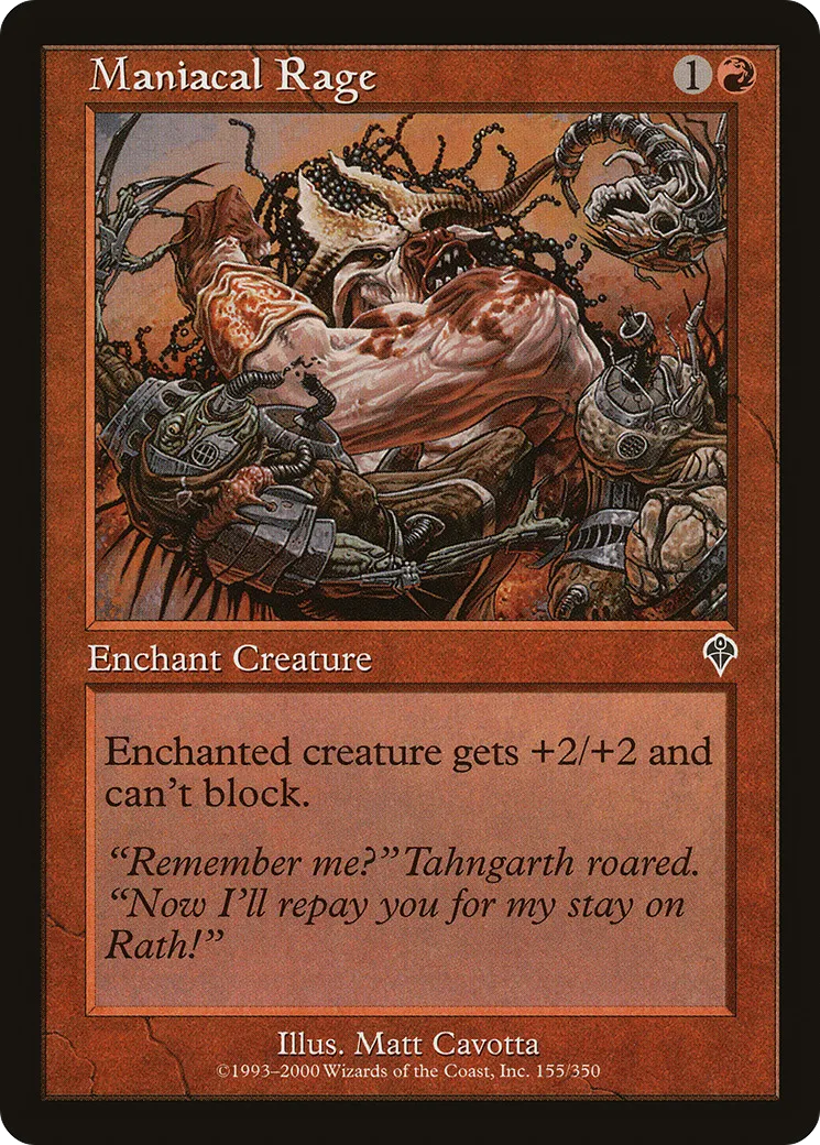Rage démente — Invasion — Magic: The Gathering
