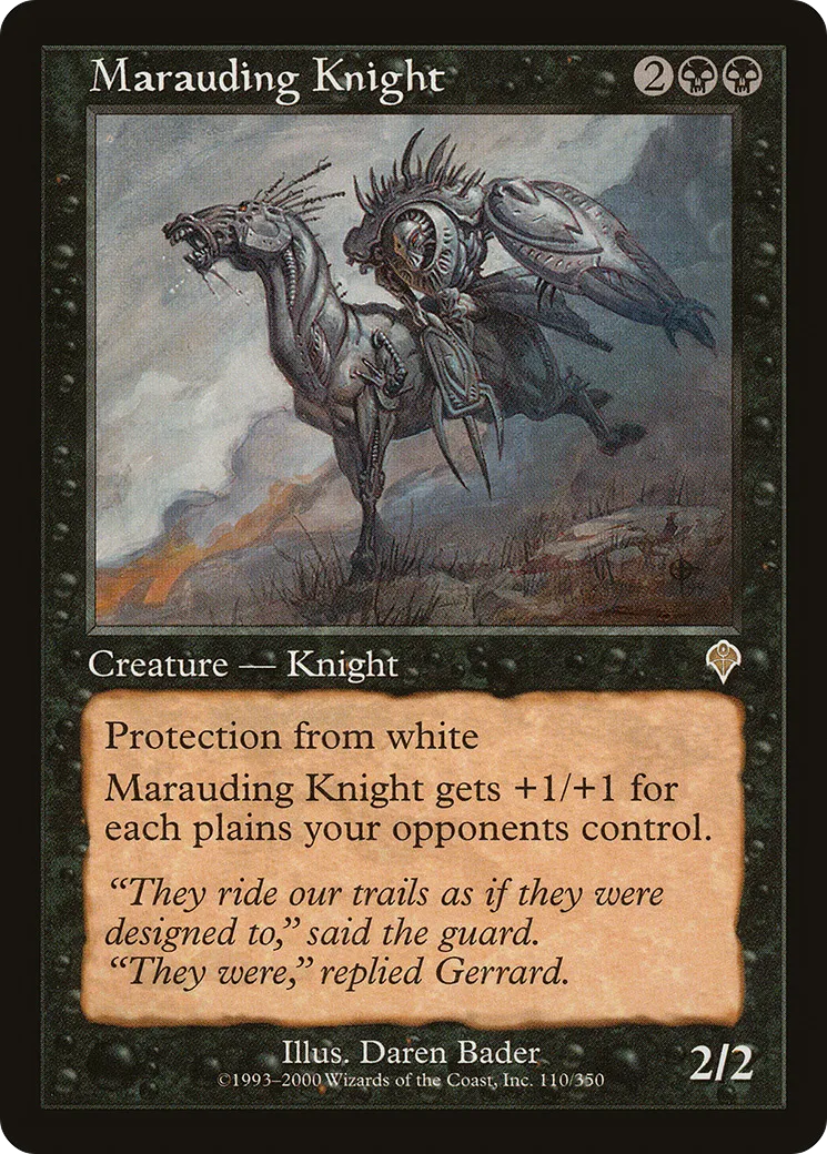 Chevalier en maraude — Invasion — Magic: The Gathering