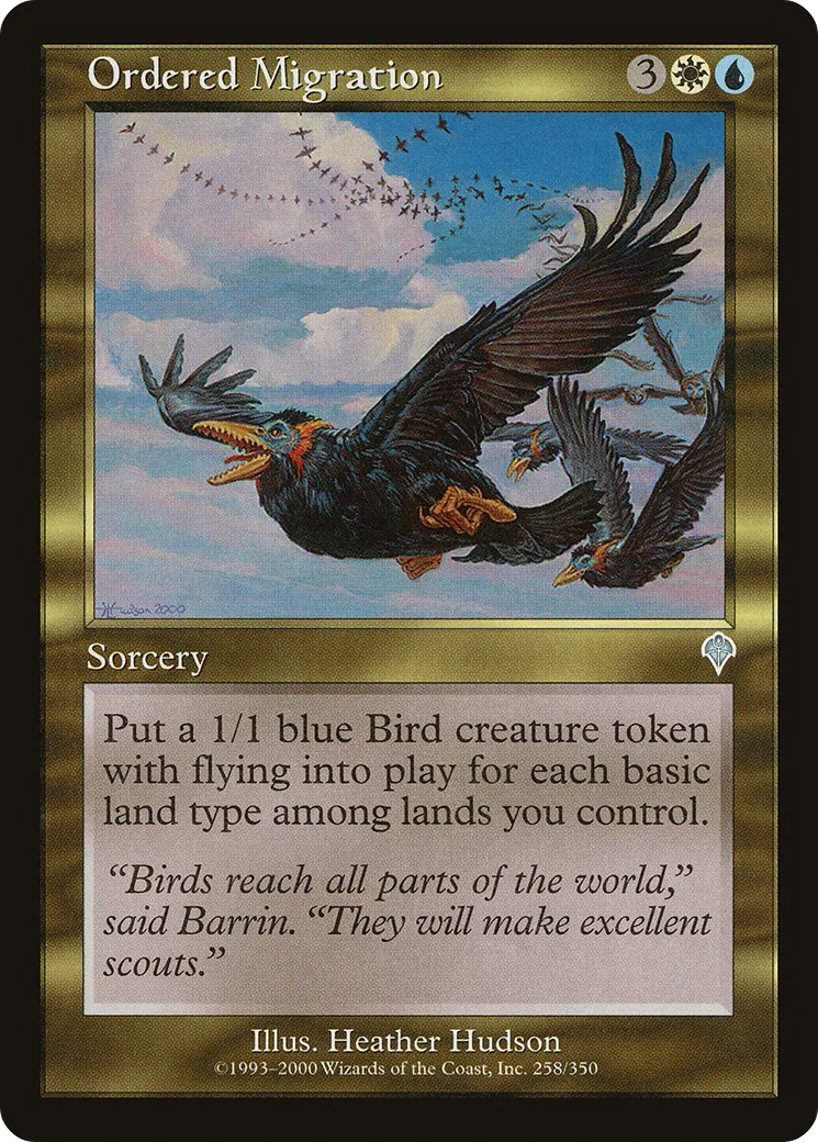Migration programmée — Invasion — Magic: The Gathering