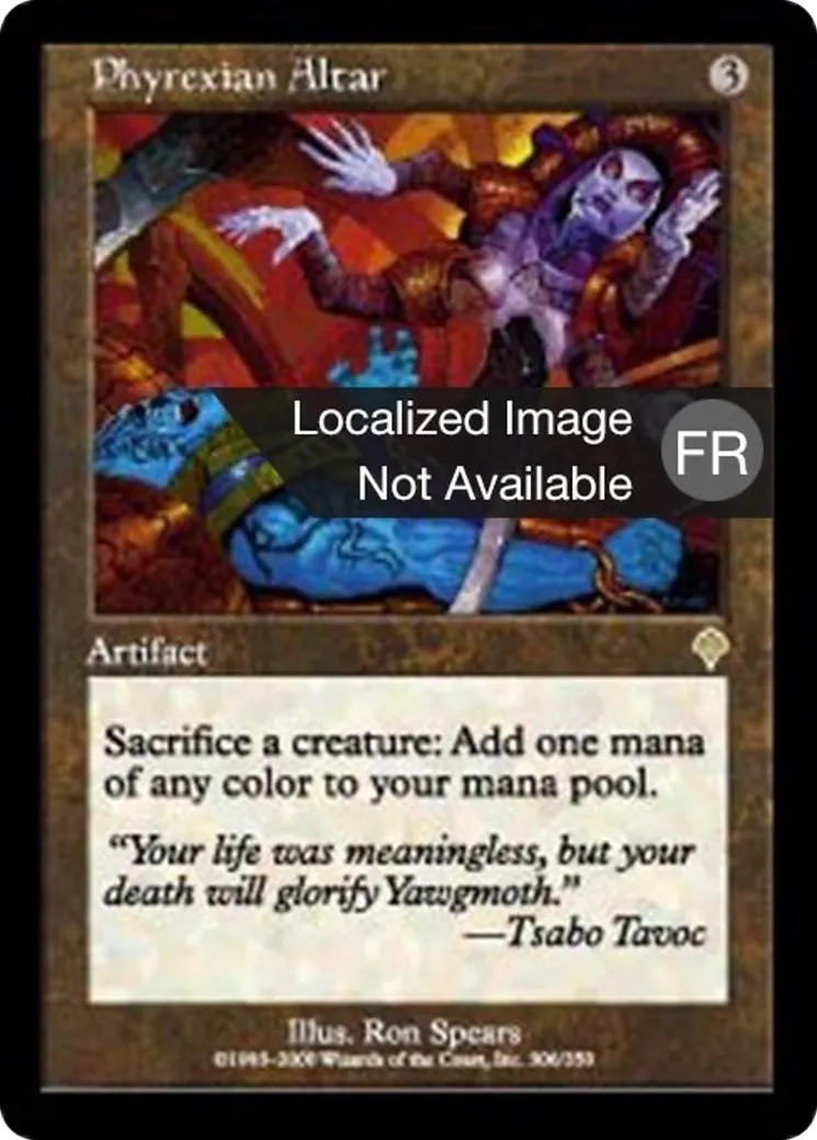 Autel phyrexian — Invasion — Magic: The Gathering