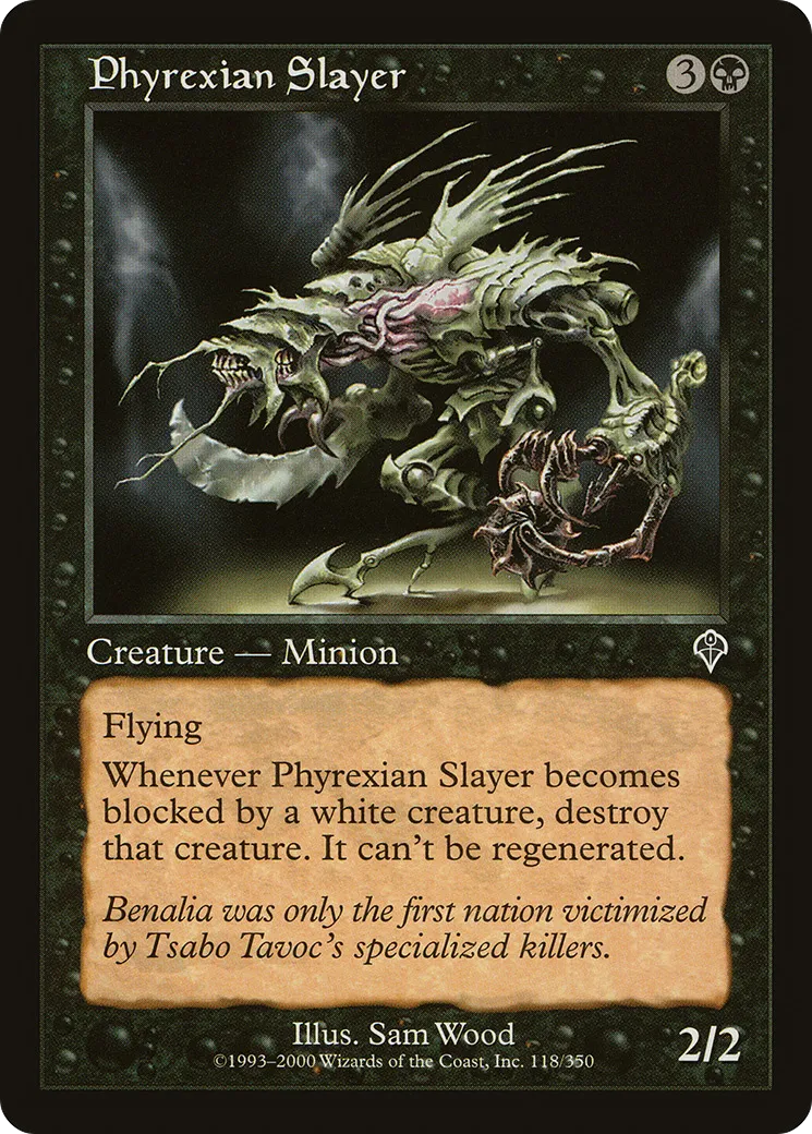 Phyrexian Slayer — Invasion — Magic: The Gathering