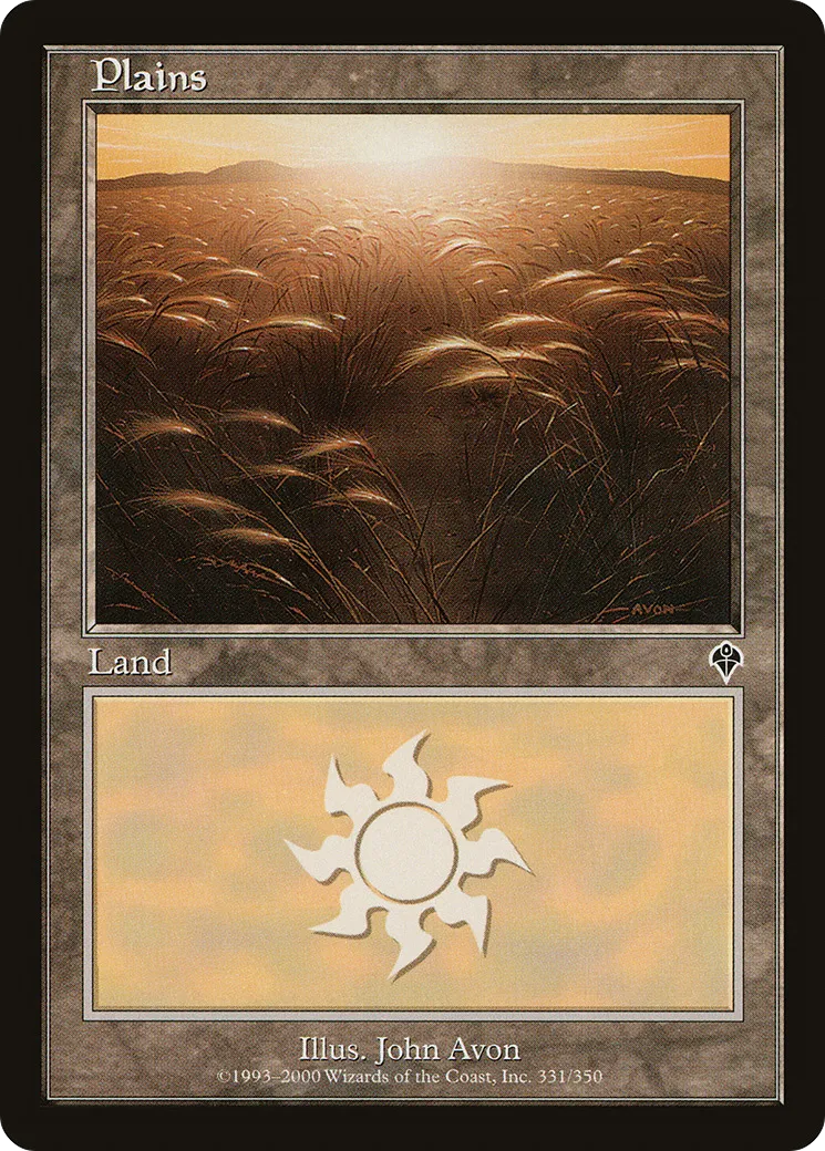 Plains — Invasion — Magic: The Gathering