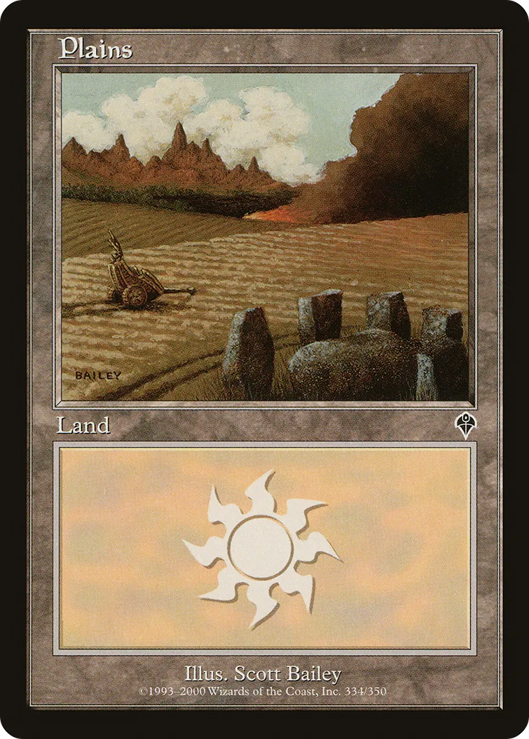 Plains — Invasion — Magic: The Gathering
