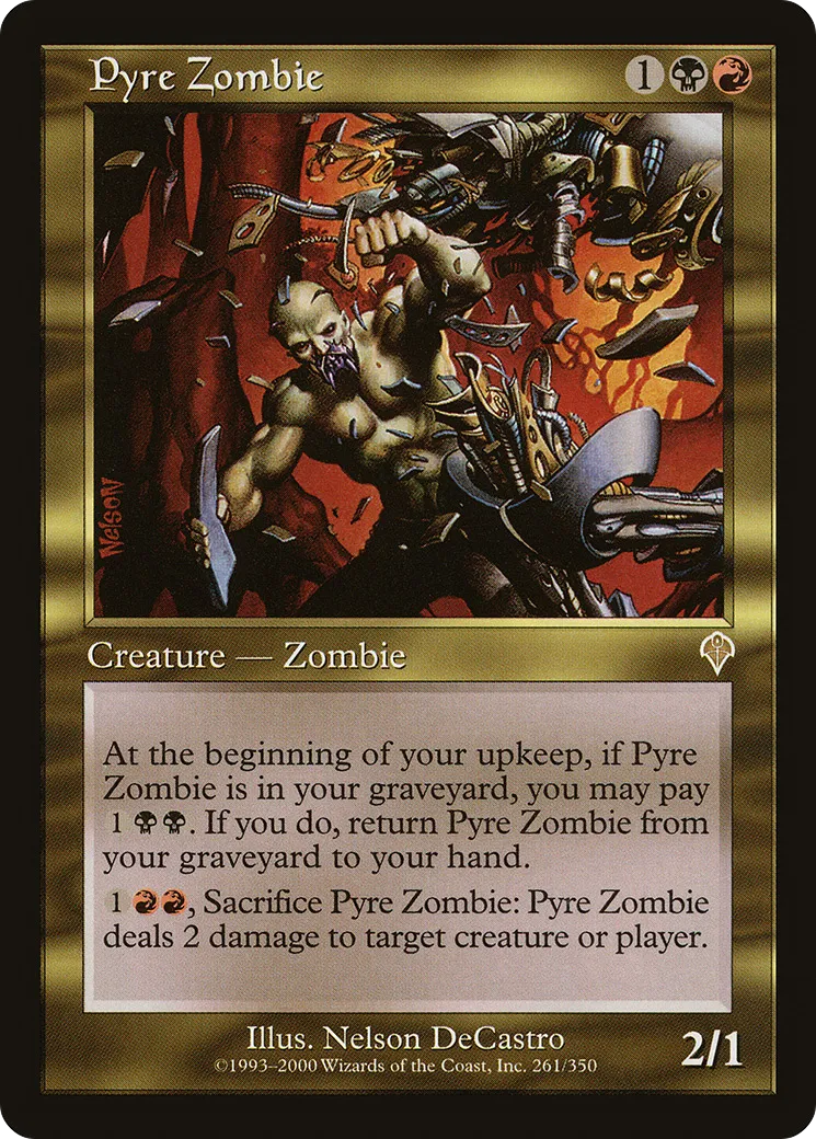 Pyre Zombie — Invasion — Magic: The Gathering
