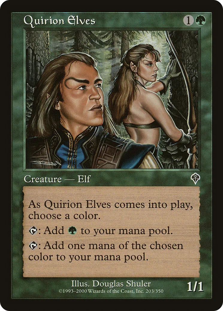 Quirion Elves — Invasion — Magic: The Gathering