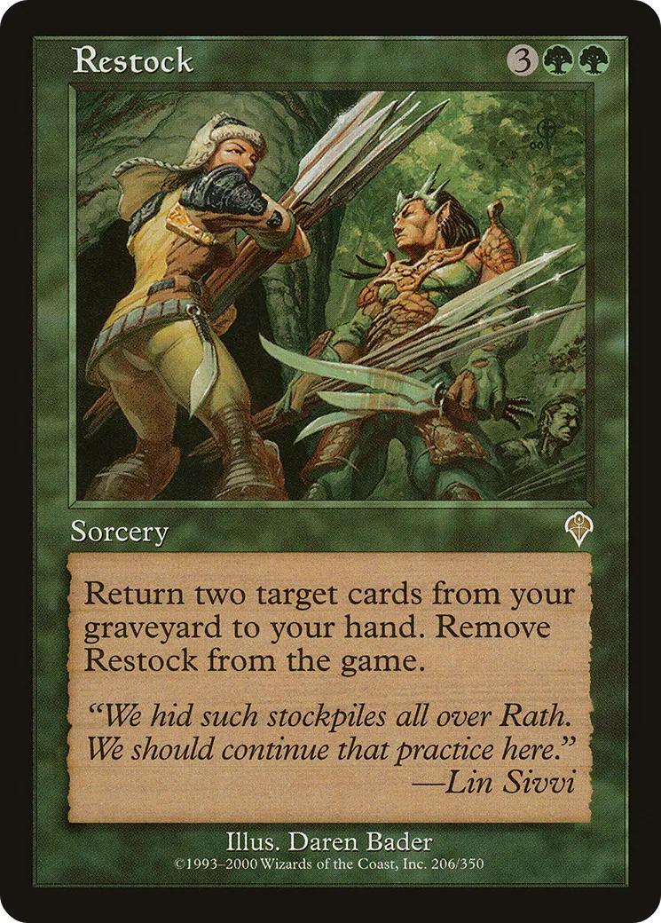 Restockage — Invasion — Magic: The Gathering