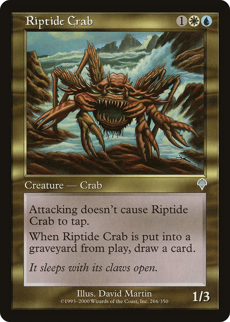 Crabe du reflux — Invasion — Magic: The Gathering