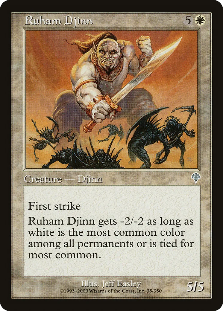 Ruham Djinn — Invasion — Magic: The Gathering
