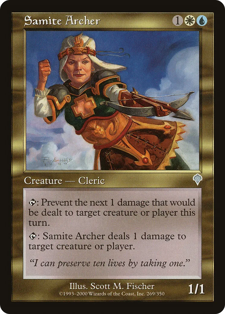Archer sanctif — Invasion — Magic: The Gathering