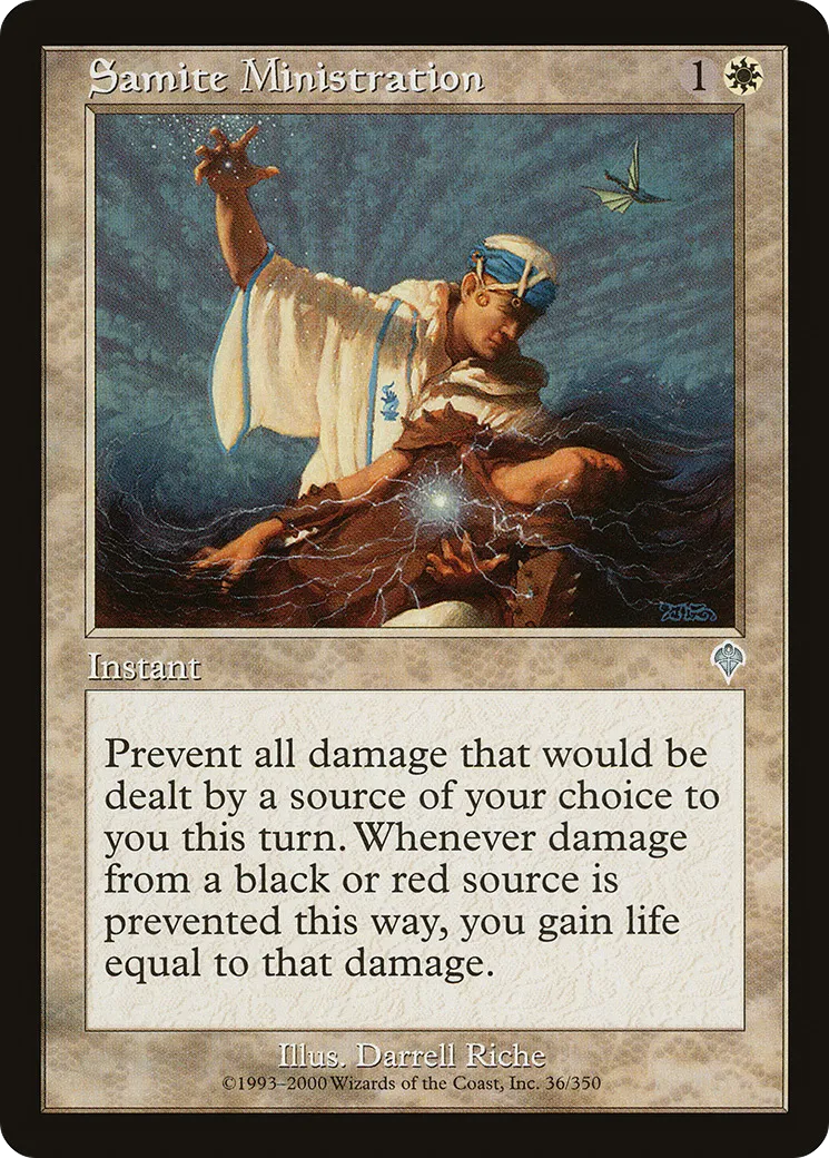 Samite Ministration — Invasion — Magic: The Gathering