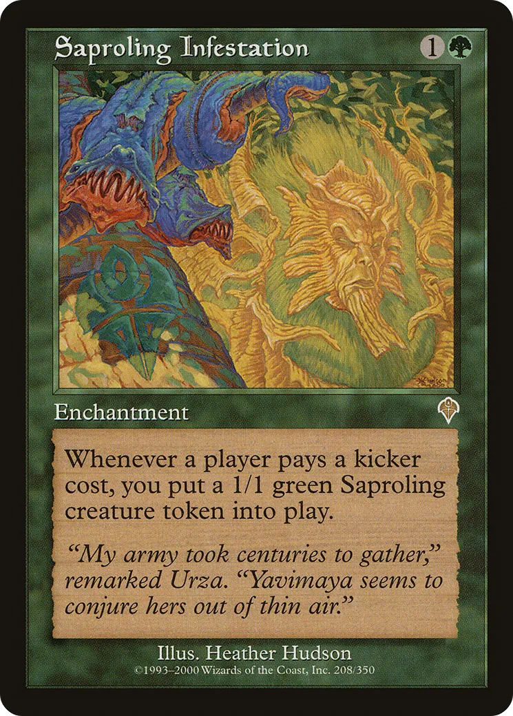 Saproling Infestation — Invasion — Magic: The Gathering