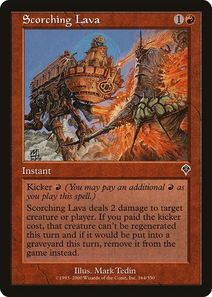 Scorching Lava — Invasion — Magic: The Gathering