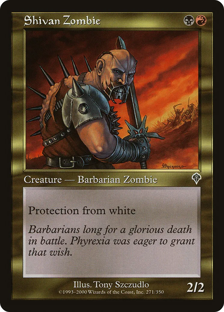 Zombie Shivân — Invasion — Magic: The Gathering