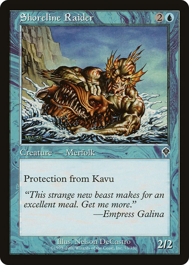 Shoreline Raider — Invasion — Magic: The Gathering