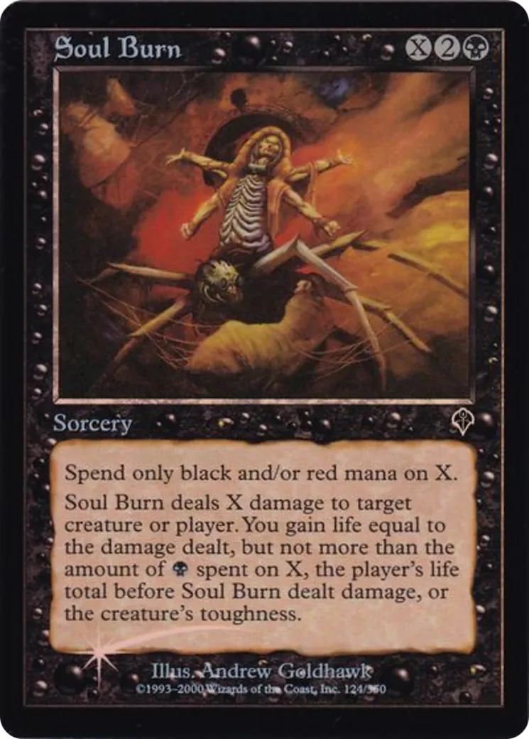 Soul Burn — Invasion — Magic: The Gathering