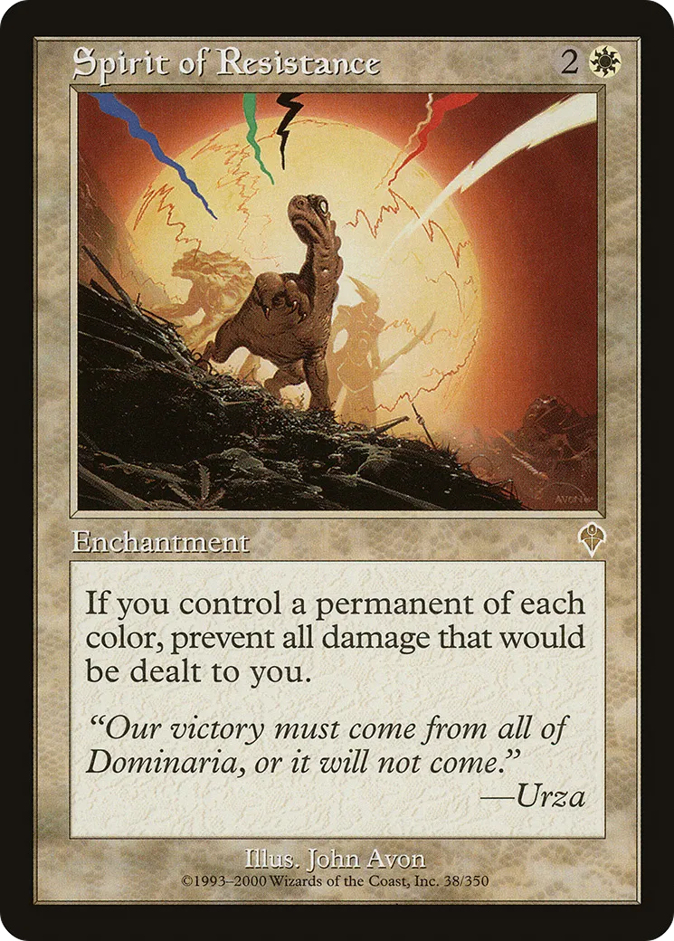 Esprit de résistance — Invasion — Magic: The Gathering