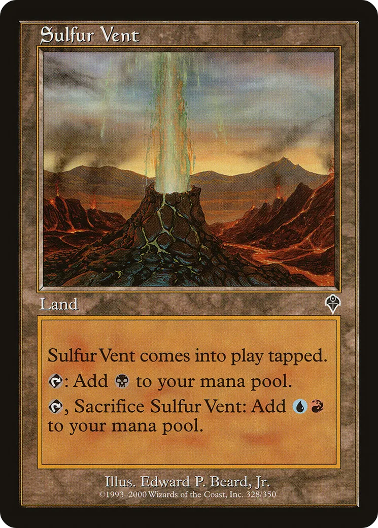 Geyser de soufre — Invasion — Magic: The Gathering