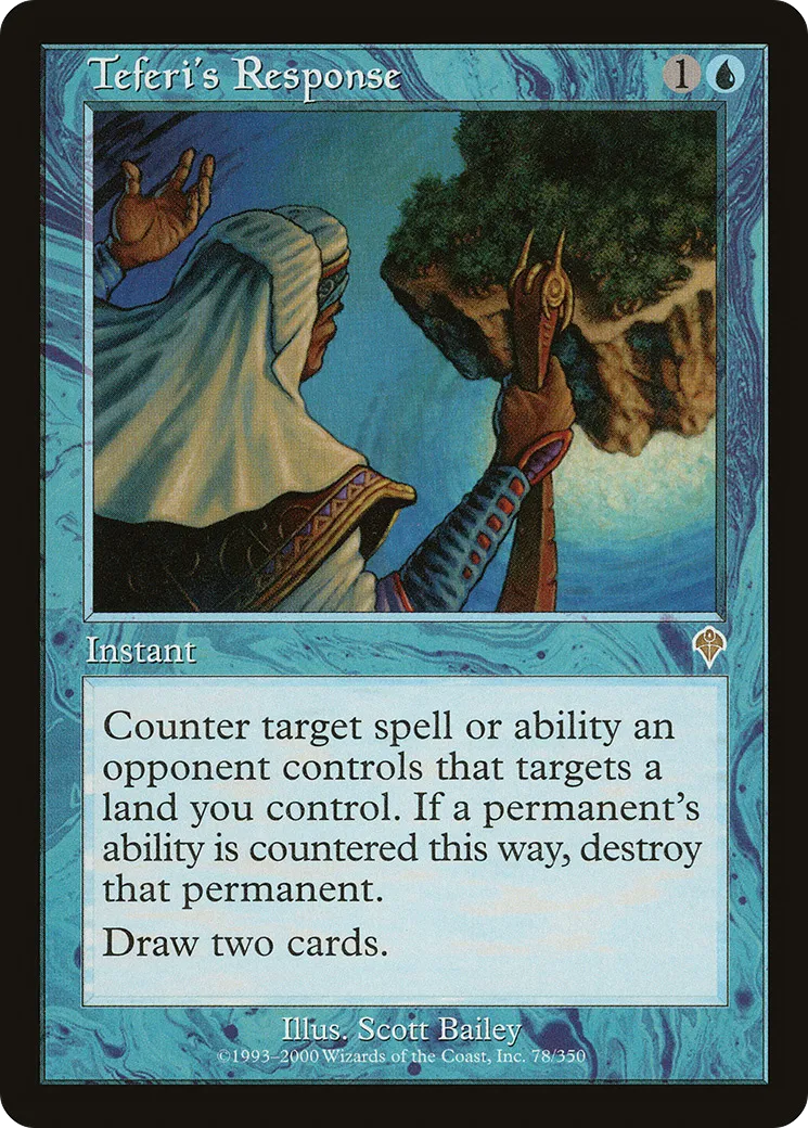 Teferi's Response — Invasion — Magic: The Gathering