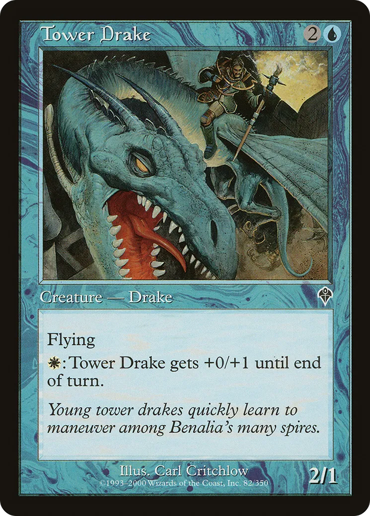 Tower Drake — Invasion — Magic: The Gathering