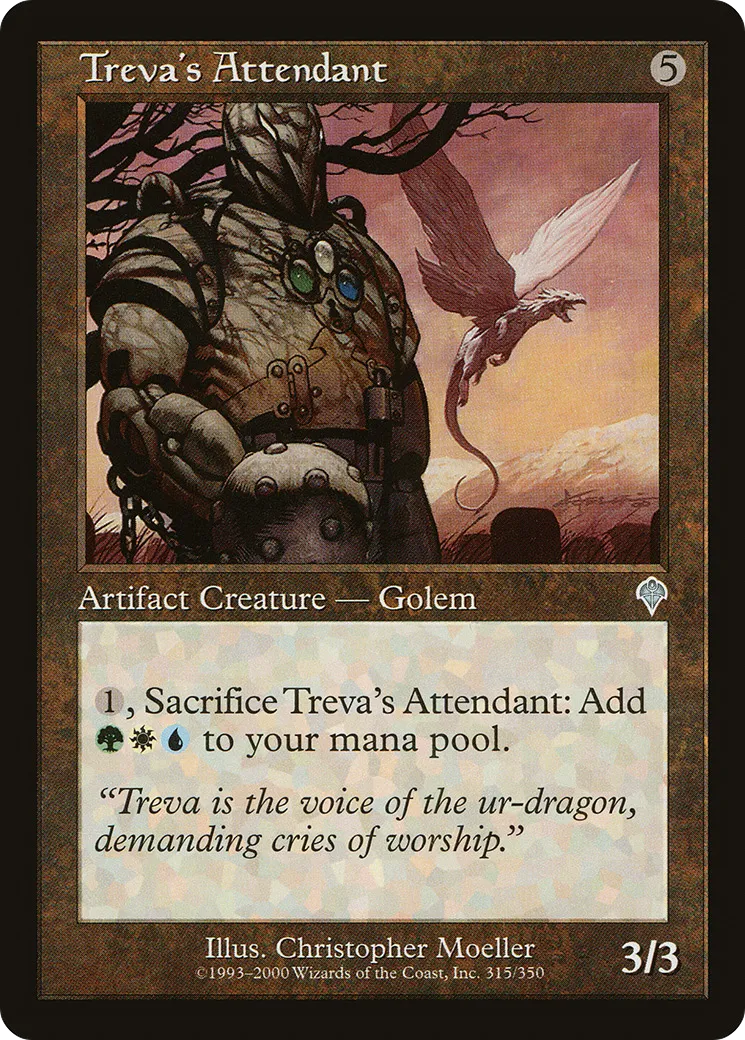 Serviteur de Treva — Invasion — Magic: The Gathering