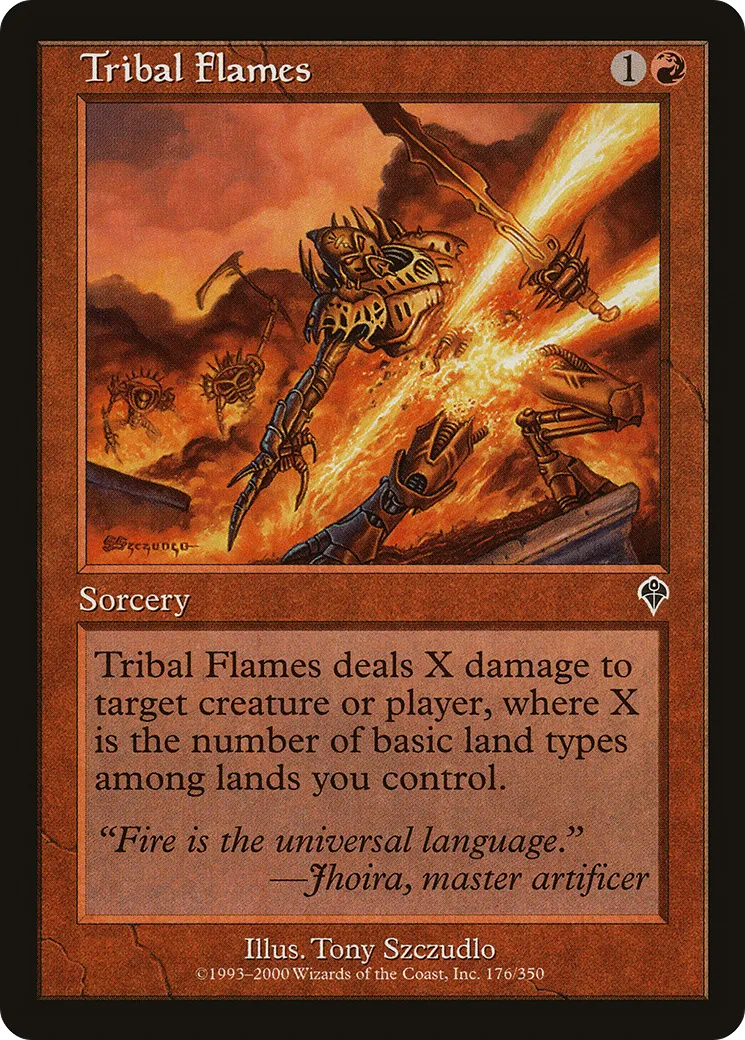 Flammes tribales — Invasion — Magic: The Gathering