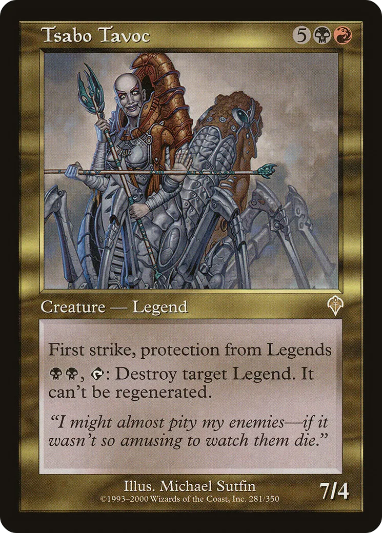 Tsabo Tavoc — Invasion — Magic: The Gathering